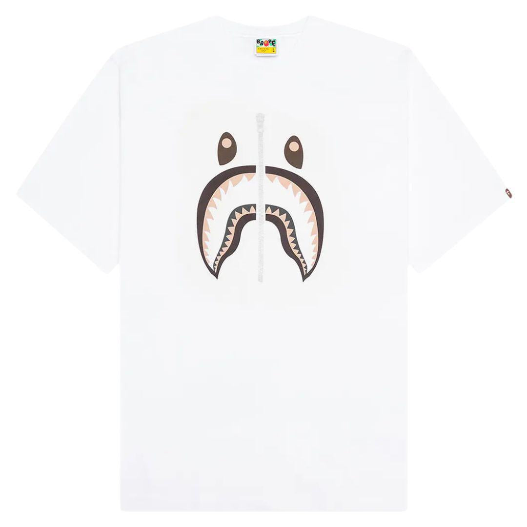 BAPE SHARK #2 WGM T-SHIRT WHITE