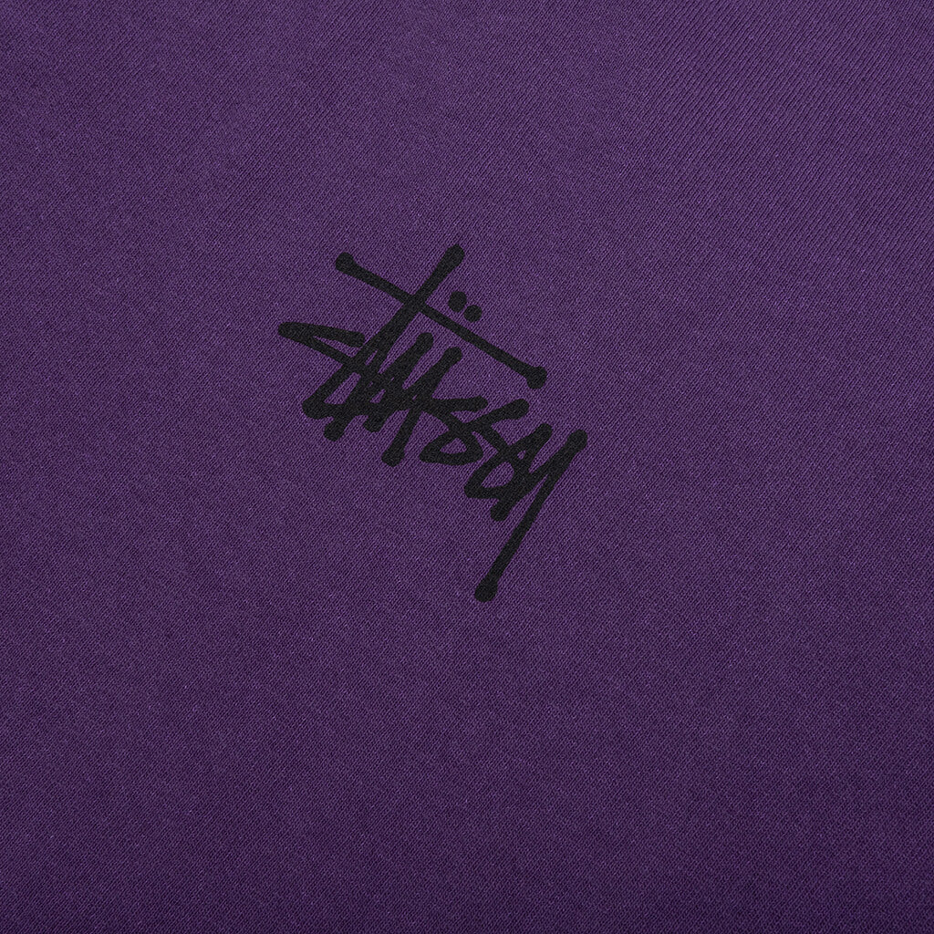 Skull Wings Dyed Tee - Purple