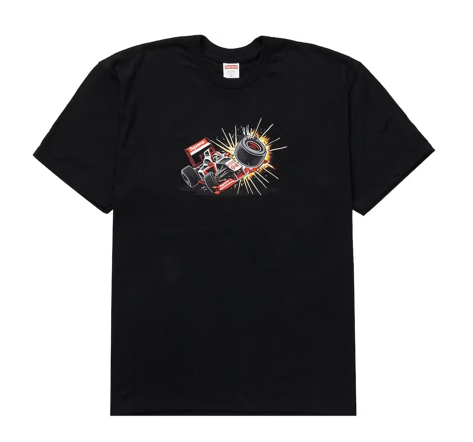SUPREME CRASH TEE BLACK