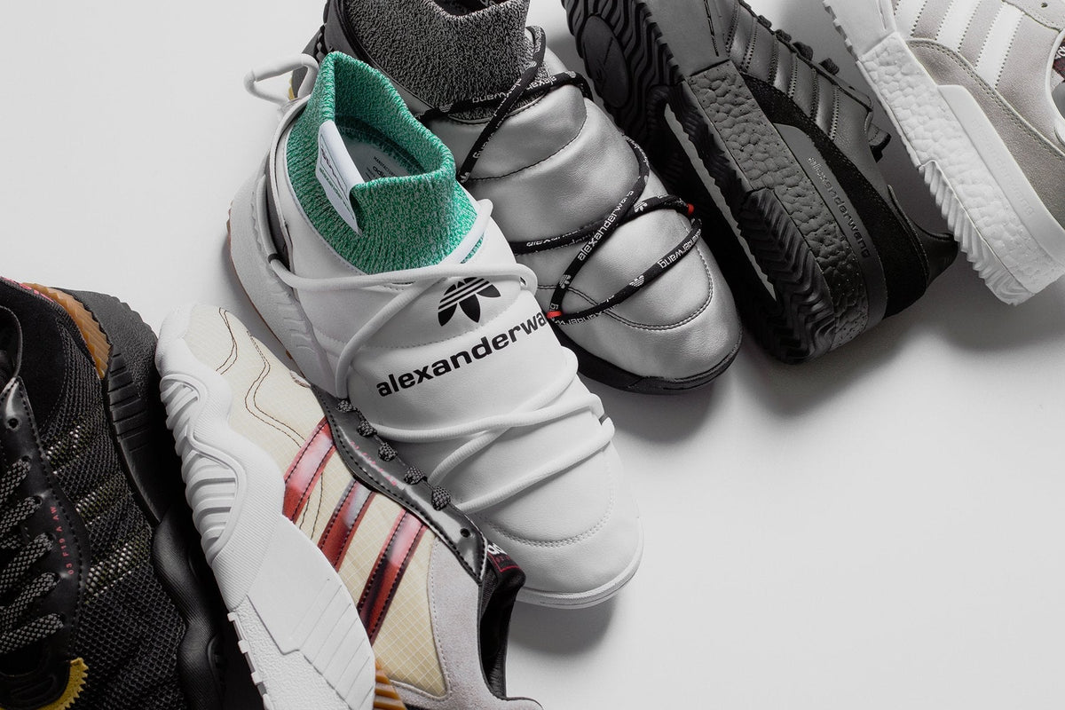 adidas Originals x Alexander Wang AW Turnout Trainer - Core Black/Light Brown/Bright Red