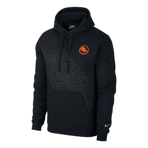 Men's Nike Club Twill Printing Pullover Black CT5228-010