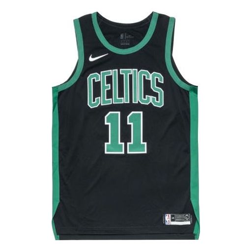 Nike NBA Kyrie Irving Boston Celtics Stitched Vaporknit Jersey Black AV2621-010