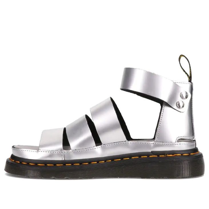 (WMNS) DrMartens Clarissa Thick Sole Sandals Silver 26687972