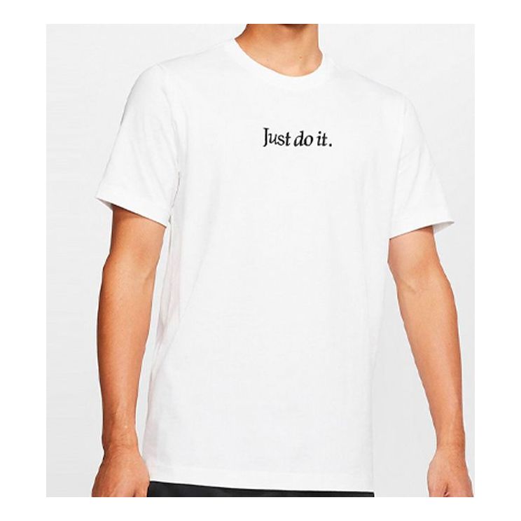 Nike Sportswear Short Sleeve 'JDI Letter White' CD9633-100
