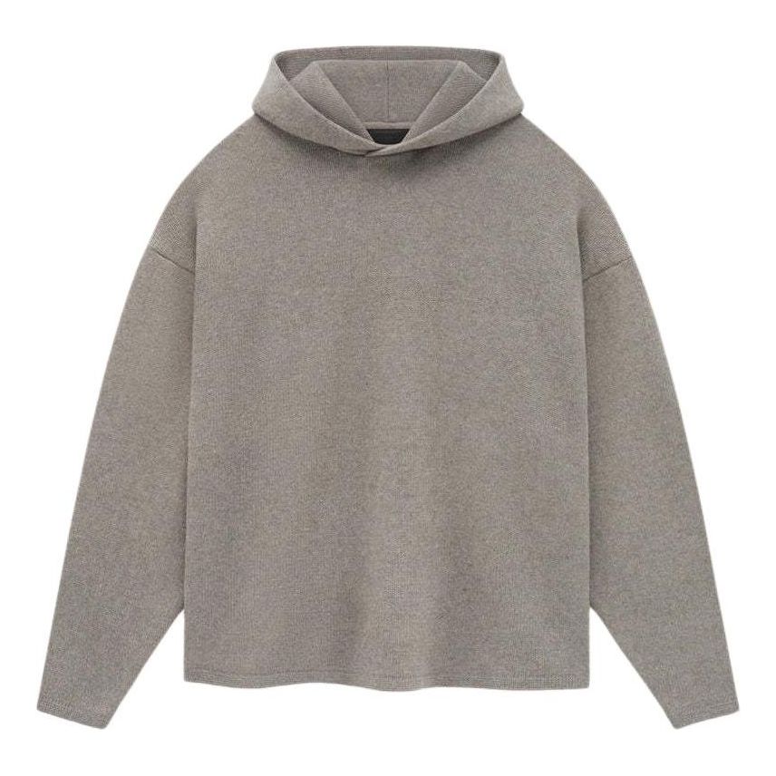 Fear of God Essentials SS24 Knit Hoodie 'Heather Grey' 192SU244411F