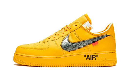 NIKE X OFF WHITE AIR FORCE 1 UNIVERSITY GOLD
